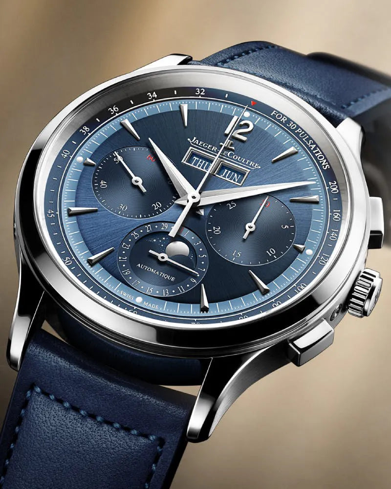 Jaeger-LeCoultre’s Master Control Chronograph Calendar Gets a Handsome Blue Dial