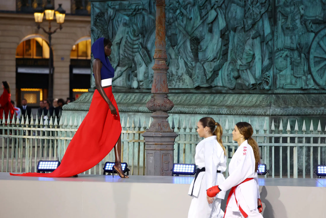 A Look at the Red, White, and Blue Dress by Alaïa Seen at Vogue World 2024