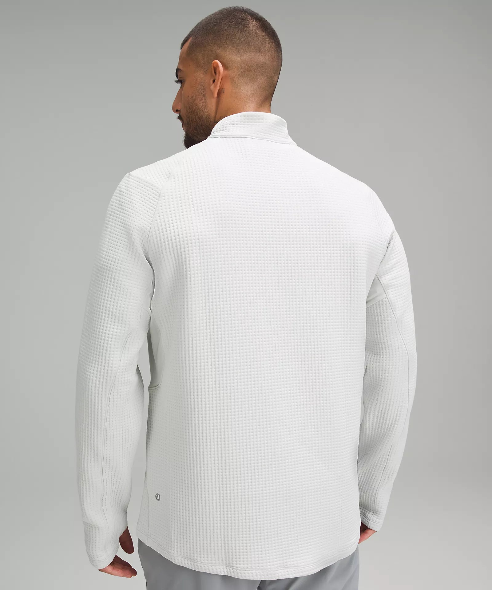 Waffle-Knit Half Zip