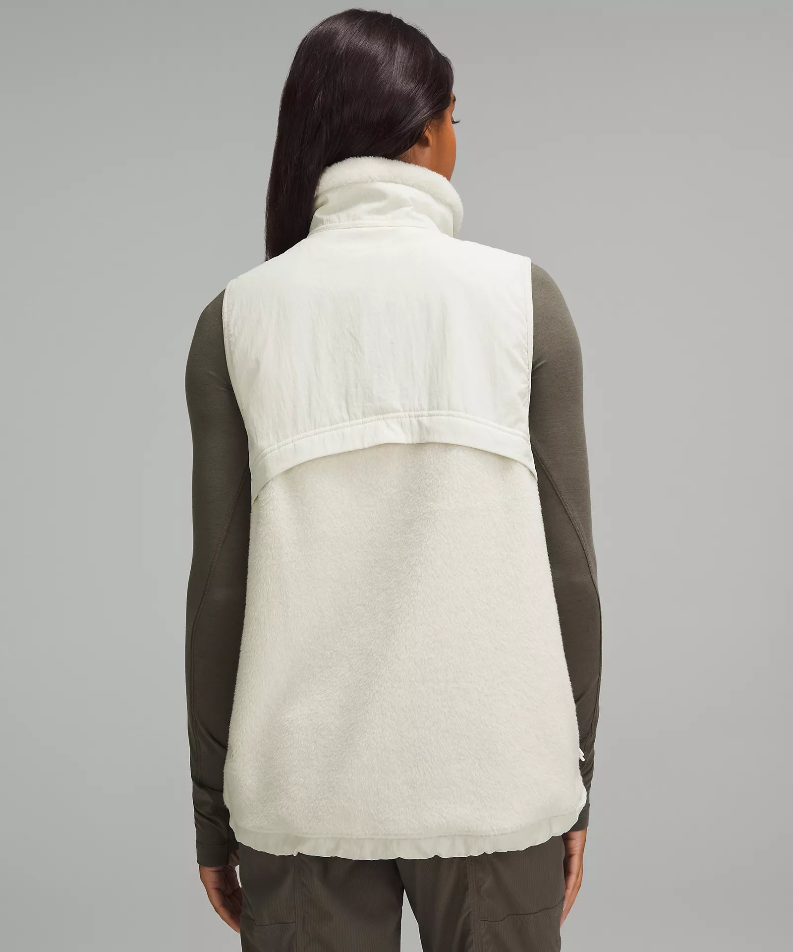 Cinch-Hem Fleece Vest