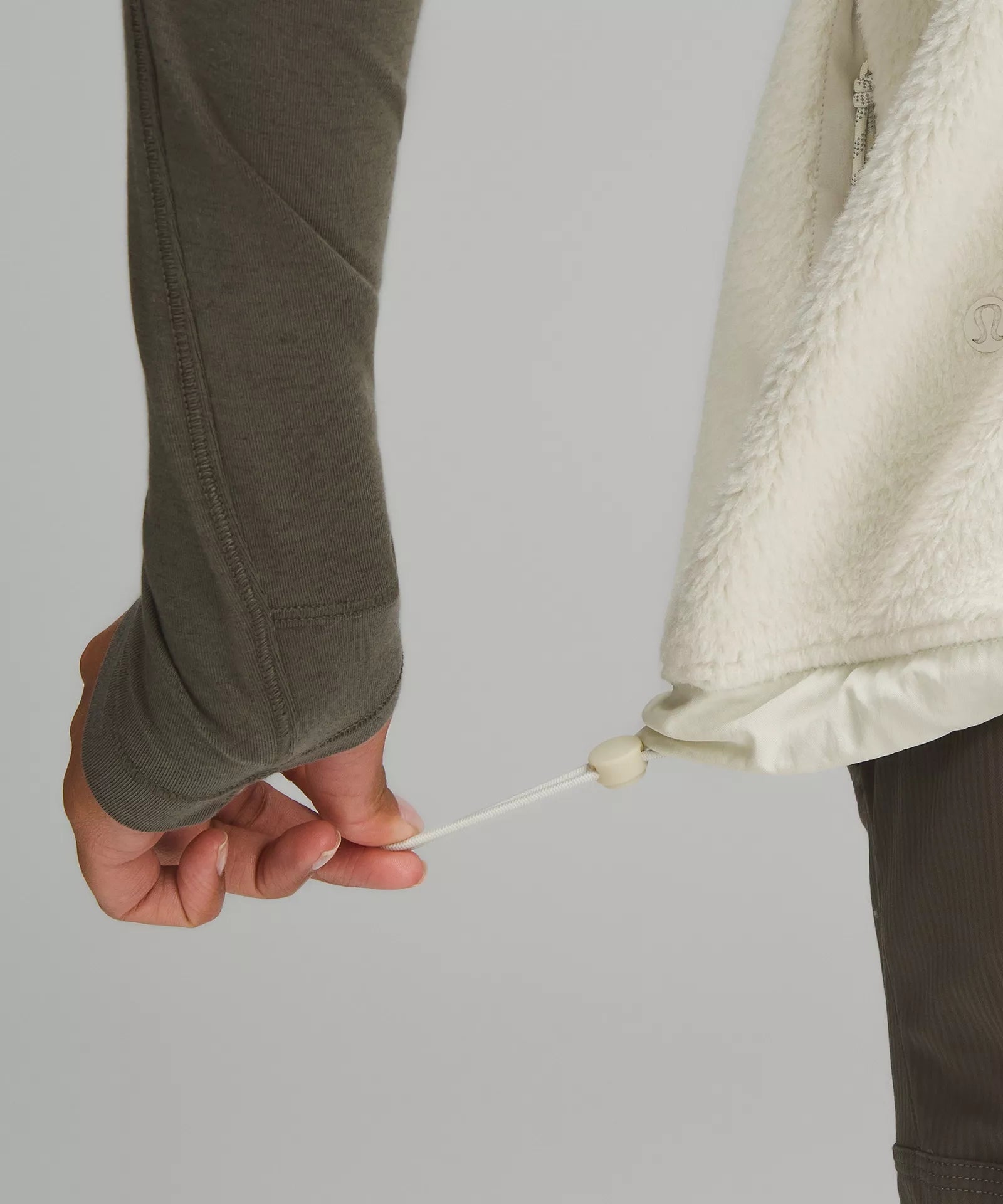 Cinch-Hem Fleece Vest