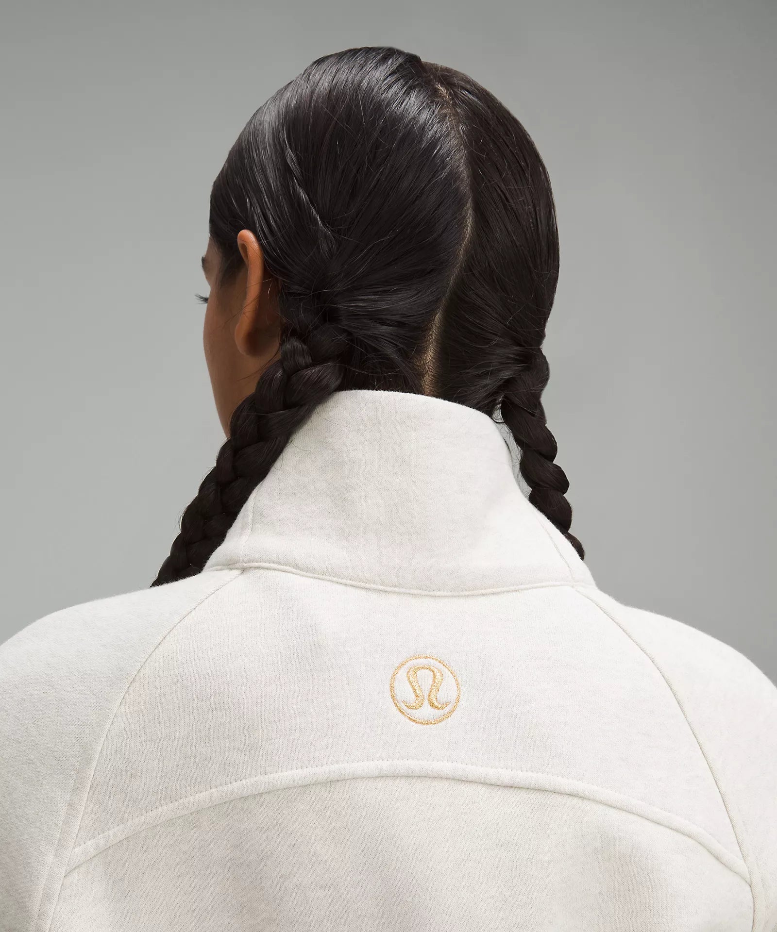 Scuba Oversized Funnel-Neck Half Zip Long