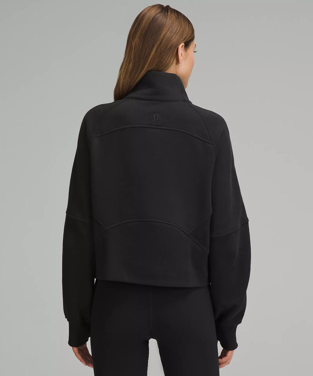 Scuba Oversized Funnel-Neck Half Zip